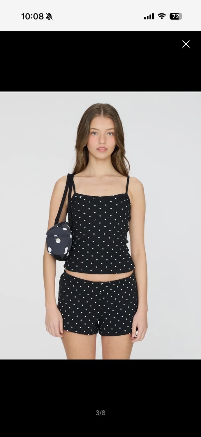 글로니  도트 나시+ 스커트 S 새상품 상품이미지1