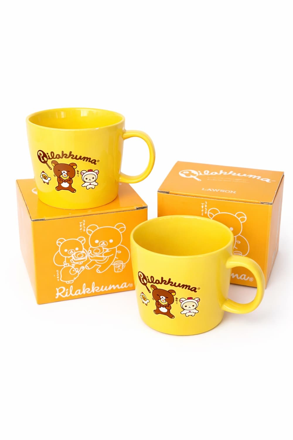 [고전] ✨ 리락쿠마 옐로우 머그컵 세트  상품이미지1