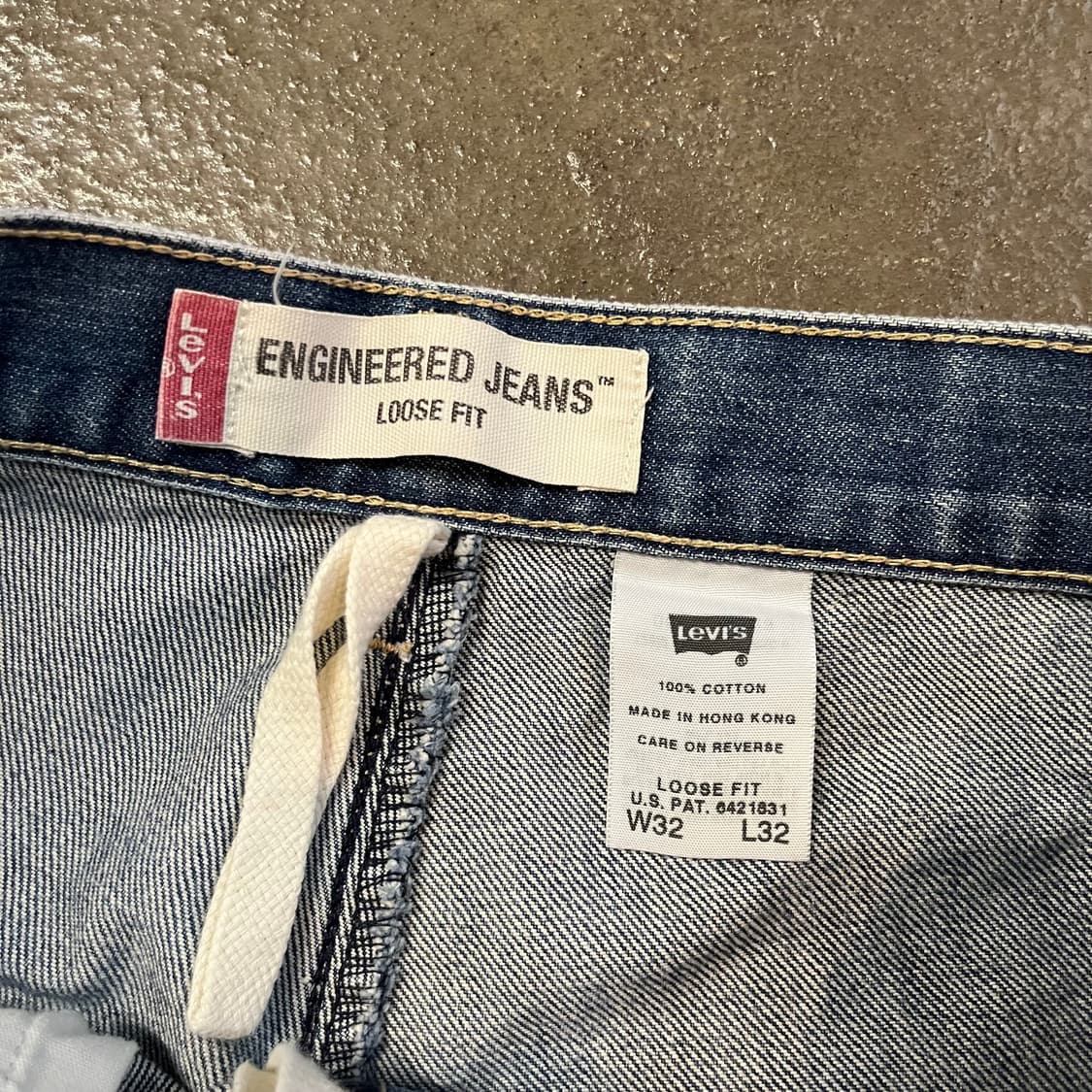 00s 리바이스 루즈핏 엔지니어드진 (32“) 상품이미지6