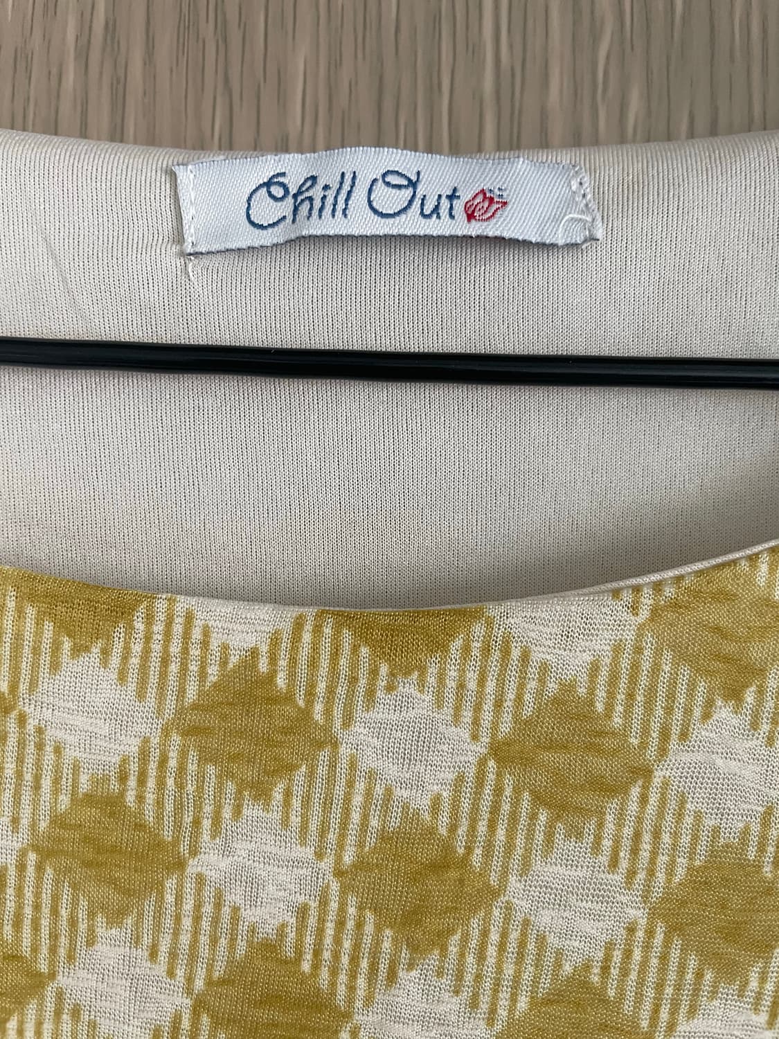 Chill Out 모리걸 하구미 깅엄 머스타드 체크  상품이미지2