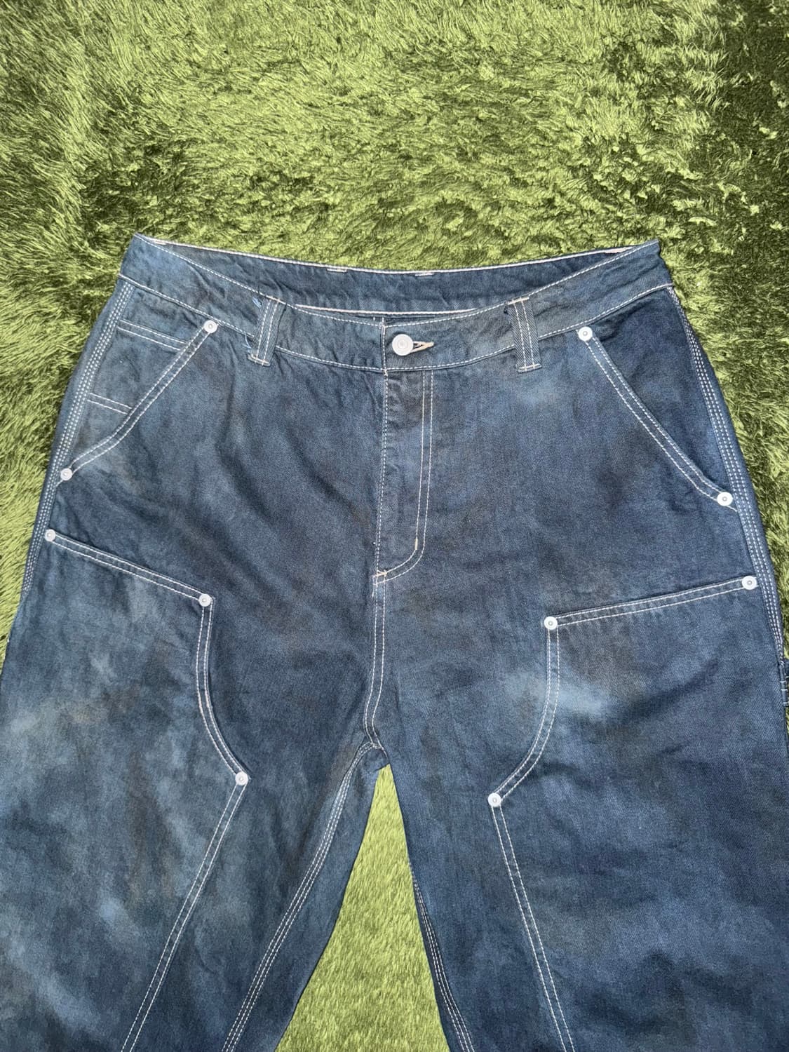 [XL] 펜필드 핸드 다잉 루즈핏 코튼 더블니 워크팬츠 상품이미지5