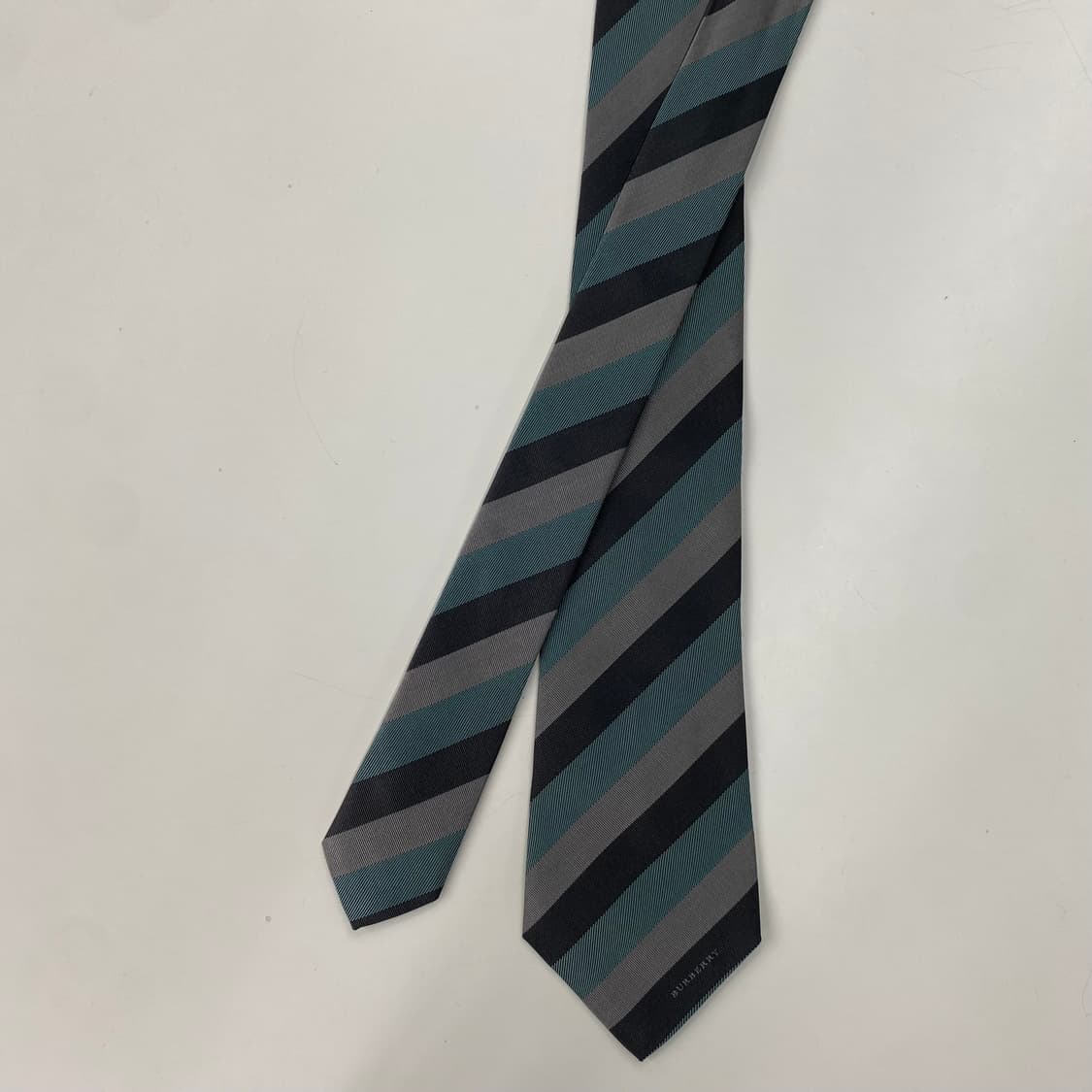 버버리 (Burberry) 영문로고 정품 명품넥타이 상품이미지2