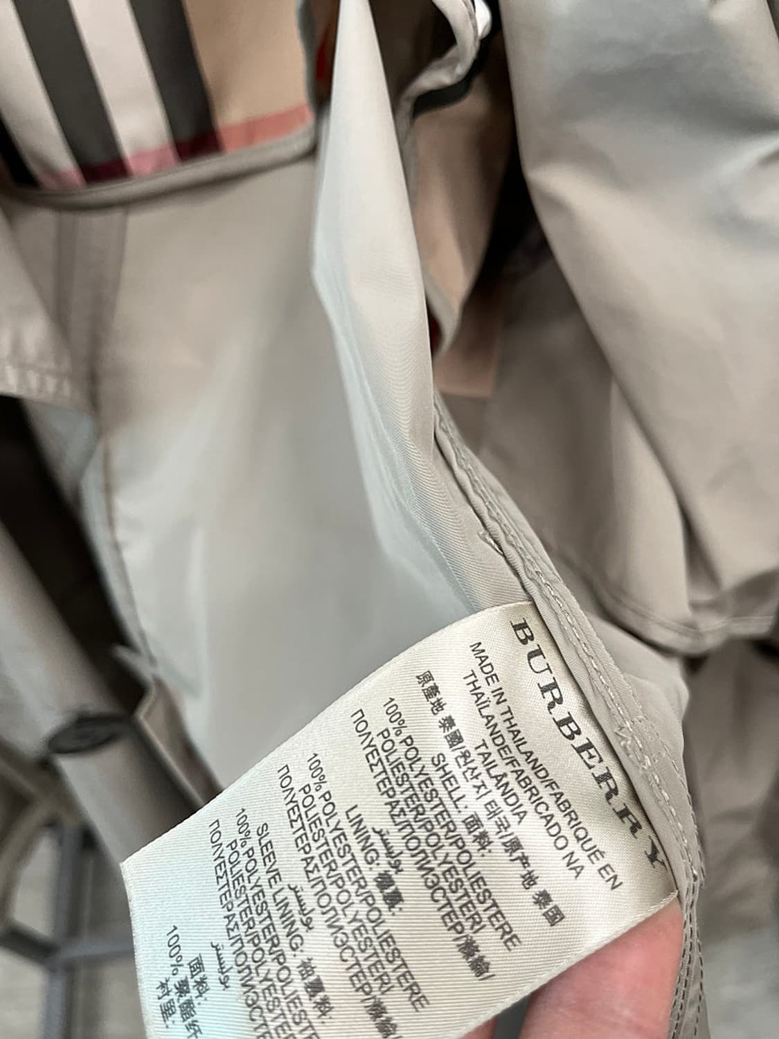 115) 버버리 브릿 폴리 봄코트  상품이미지5