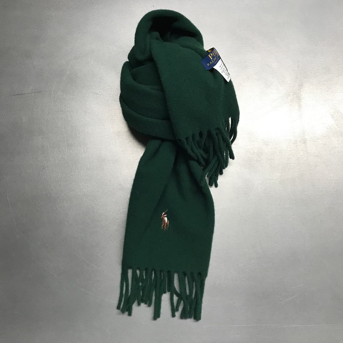 폴로 랄프로렌 머플러 그린 상품이미지1