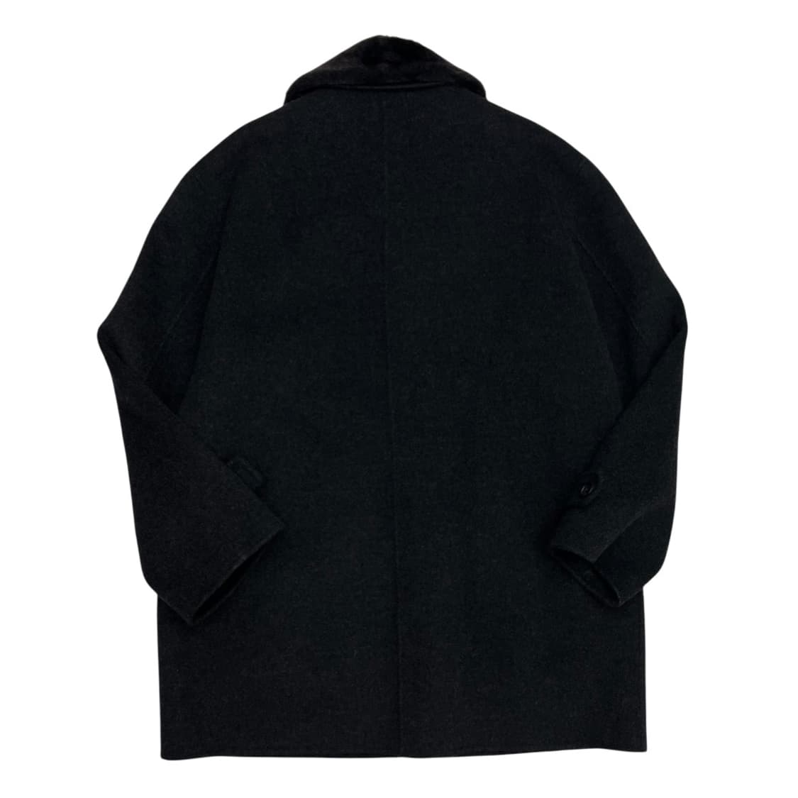 입생로랑 차콜 퍼 카라 발마칸 코트 105 상품이미지3