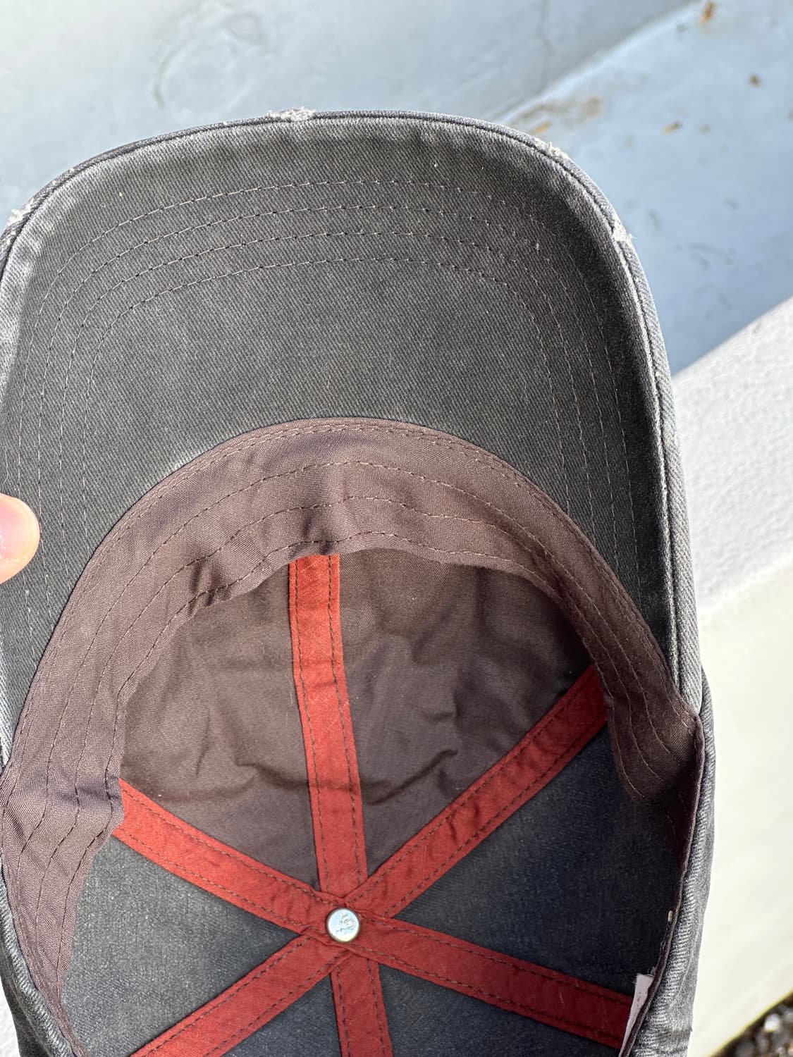 [M-L] 빈폴진스 패치 블랙데님 볼캡 모자 상품이미지5