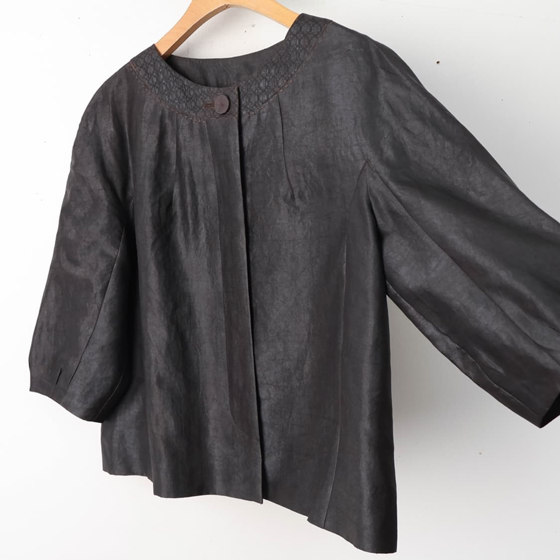 55/이새 머드 실크100 숏 자켓 상품이미지4