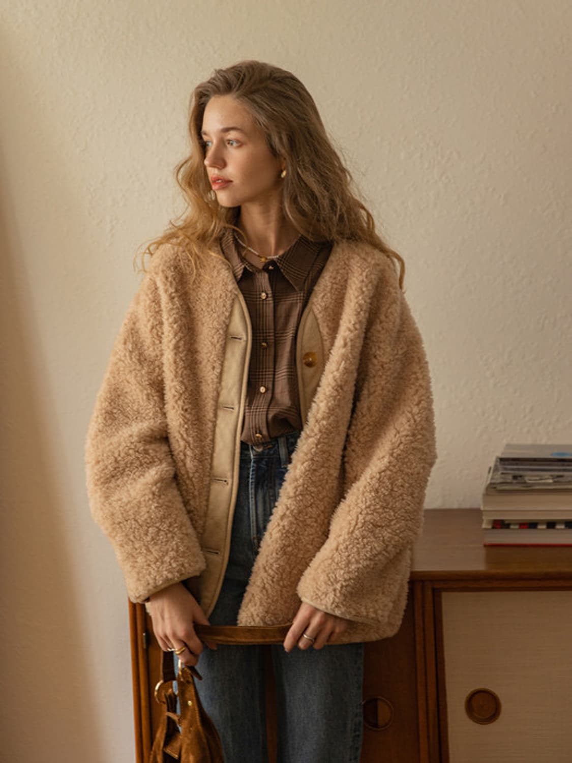 르리나 뽀글이자켓 상품이미지1