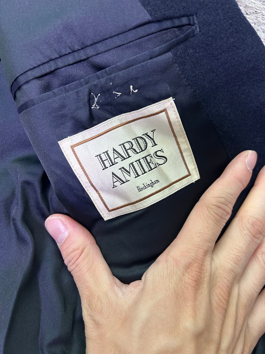 일제 HARDY ARMIES 캐시미어혼방 코트 사이즈 105-110 상품이미지4