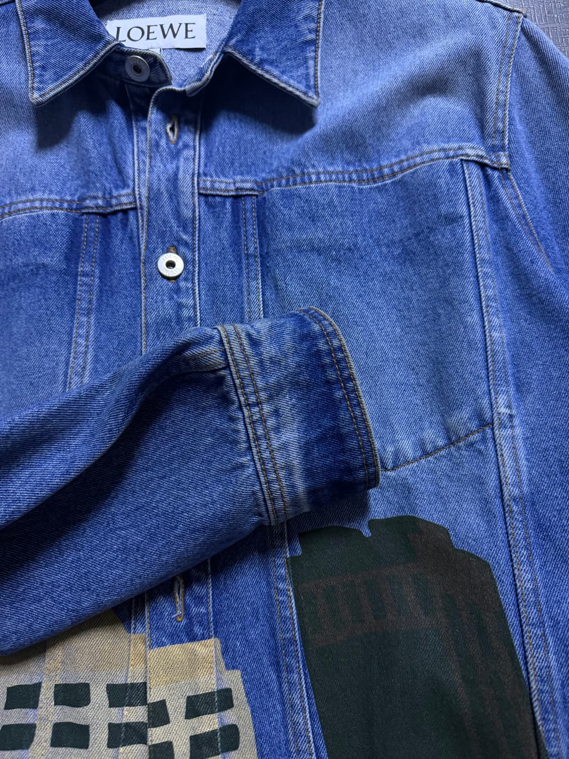 로에베 ken price LA 데님 자켓 상품이미지10