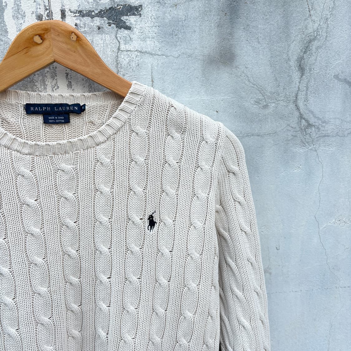 Polo 폴로 케이블 꽈배기 니트 상품이미지4