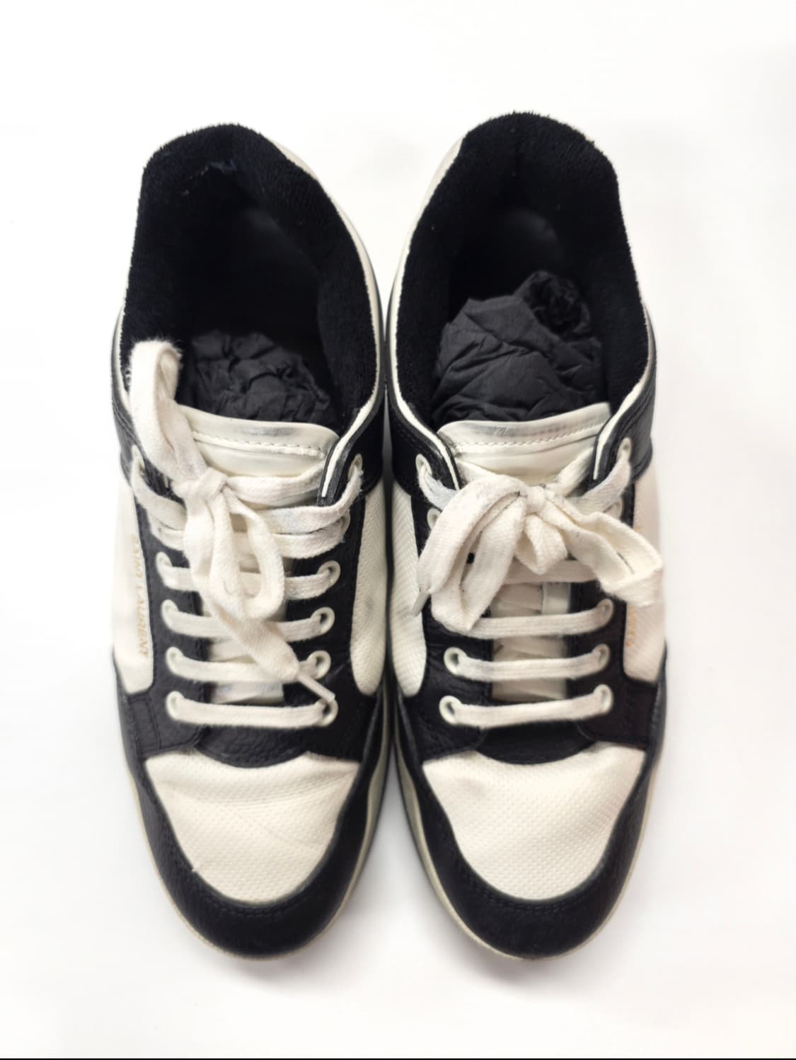 생로랑 SL61 그레인드 레더 로우탑 스니커즈 EU42 상품이미지3