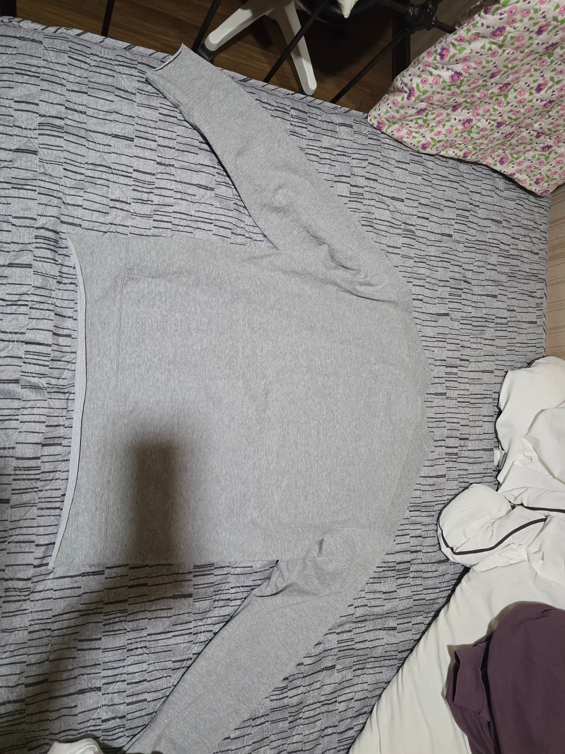 러프사이드 스트롤 롱블리브 멜란지 그레이 1사이즈 상품이미지2