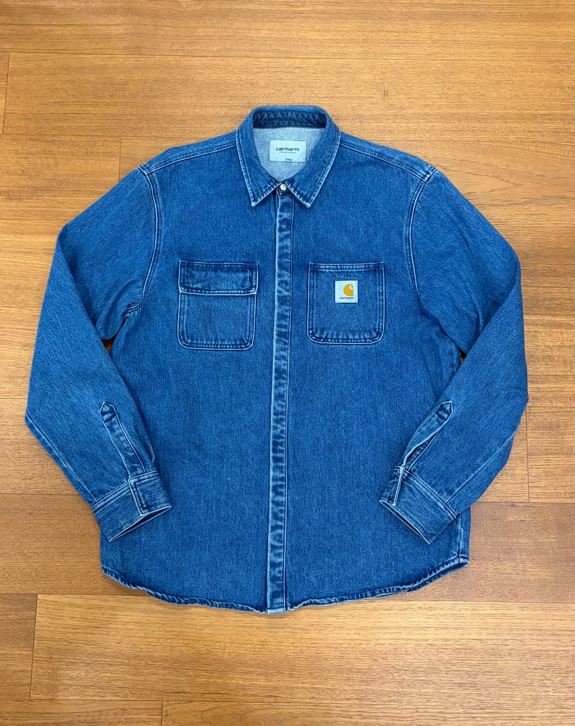 칼하트 데님 셔츠 자켓 상품이미지1