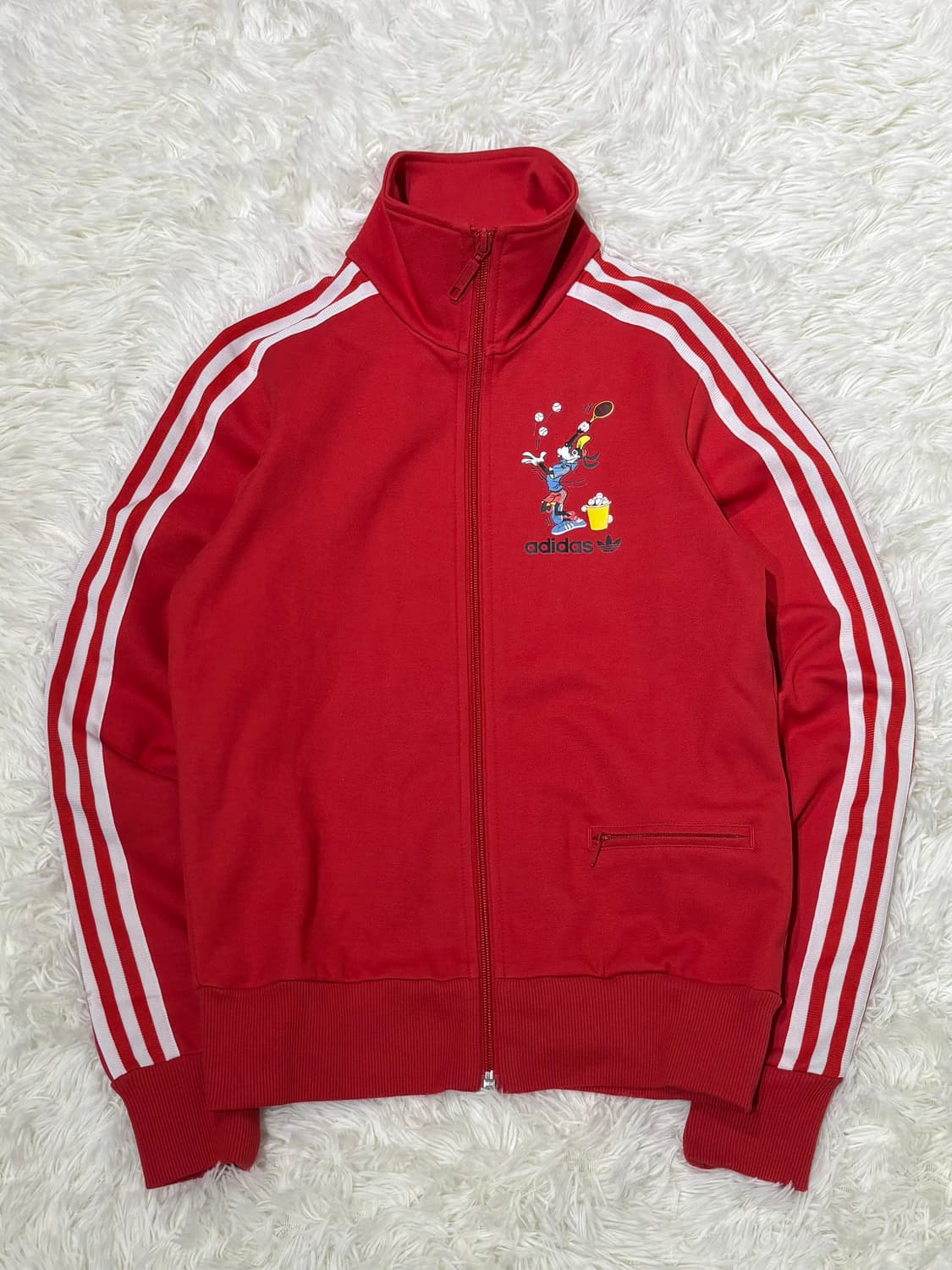 아디다스x디즈니 구피 레드 트랙탑 상품이미지4