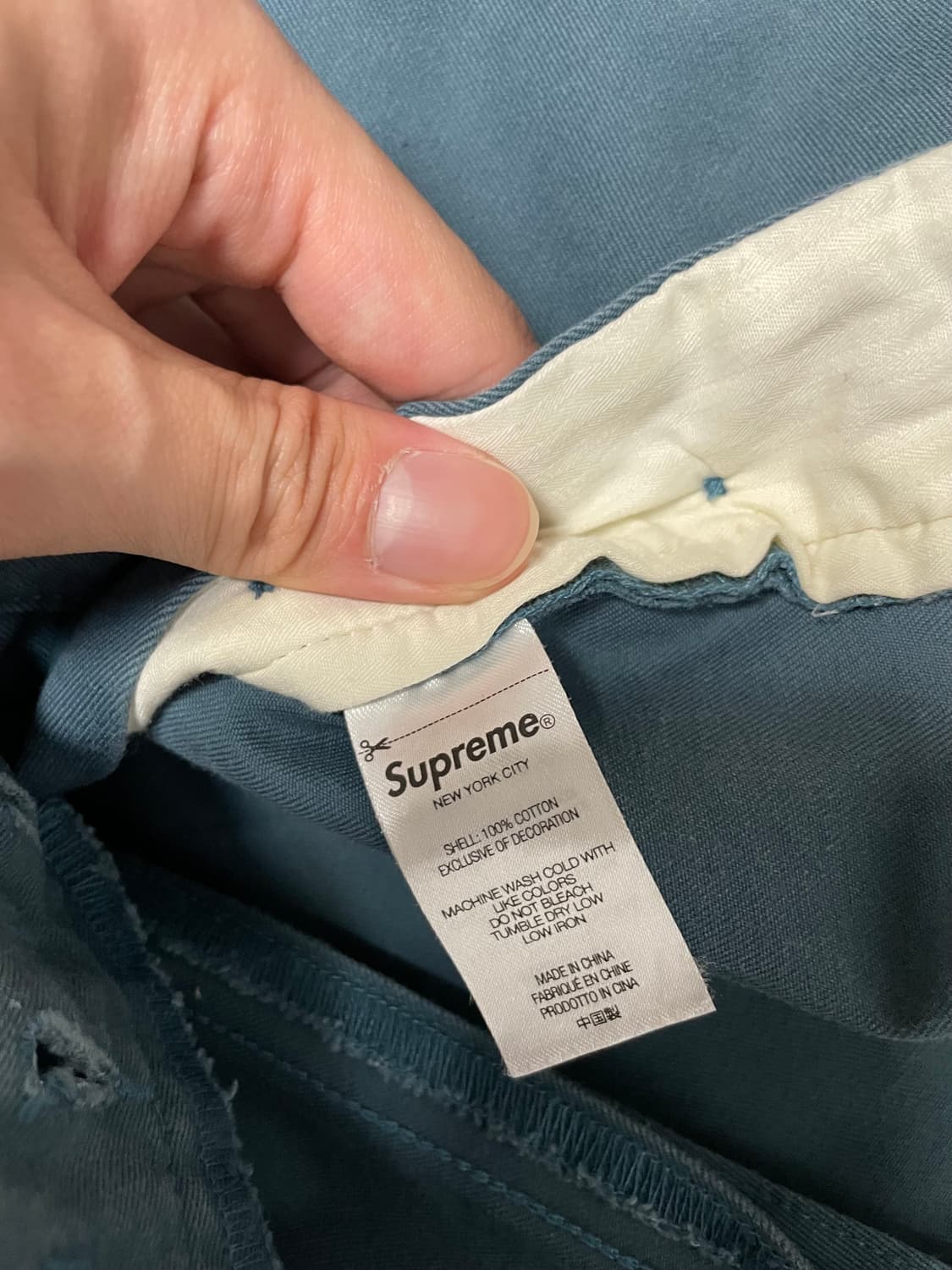 슈프림 핀업 걸 치노 supreme pin up girl chino 상품이미지5