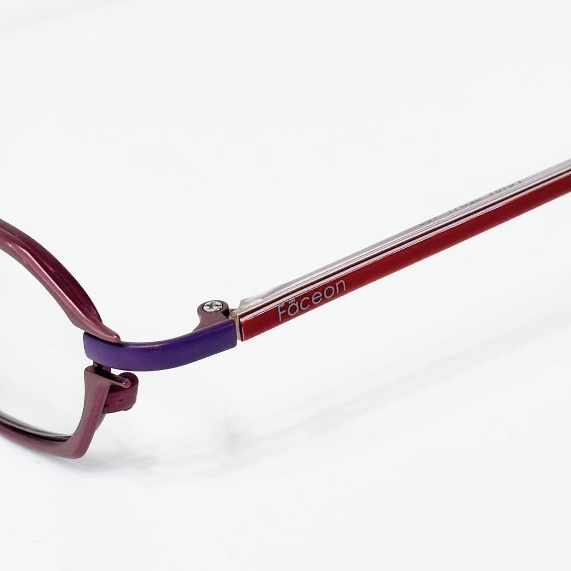 FACE ON 버건디 메탈 데드스탁 빈티지안경 상품이미지5