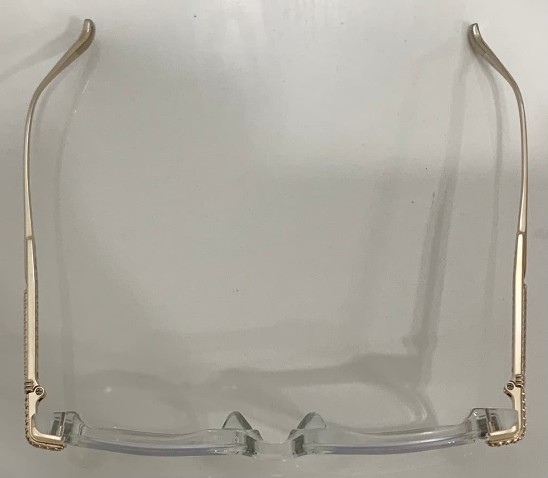 크롬하츠 컴프션 크리스탈&골드 플레이트 안경 클리어 투명 테 상품이미지6