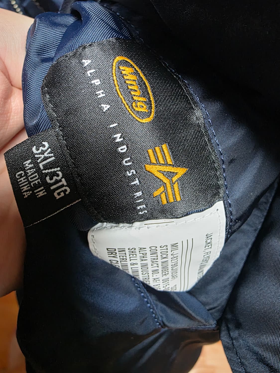 알파인더스트리 Mmlg ma-1 3xl 상품이미지10