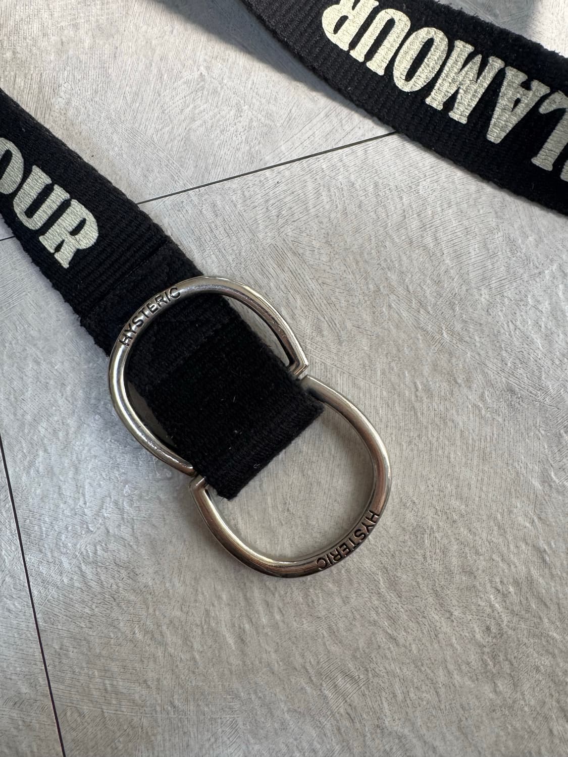 히스테릭 글래머 패브릭 스컬 링 벨트 상품이미지3