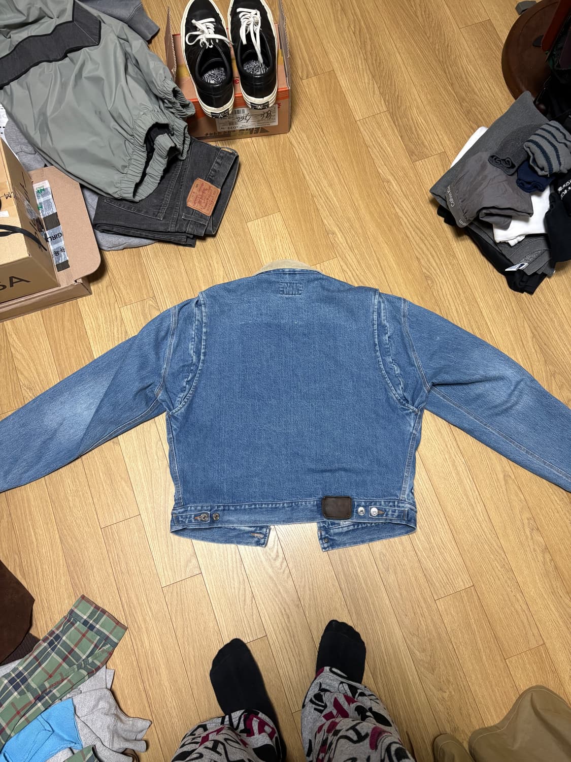 usa 폴로 덩가리 자켓 m 상품이미지4