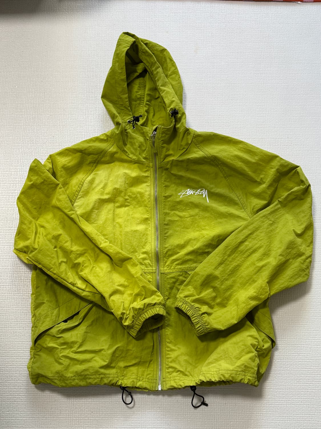 스투시 웨이브 다이 비치 쉘 자켓 슬라임 상품이미지3