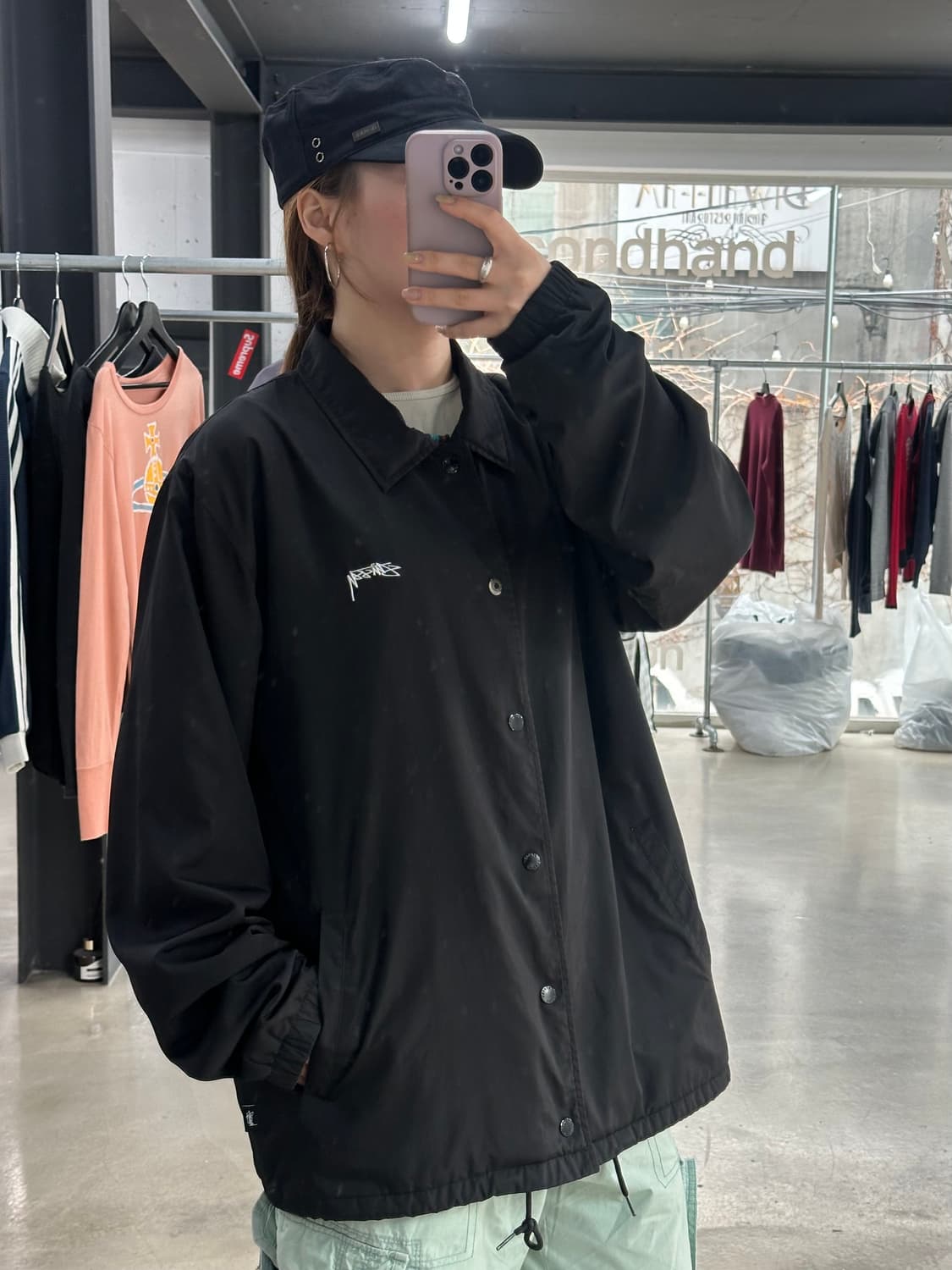 스투시 백로고 클래식 코치자켓 상품이미지3