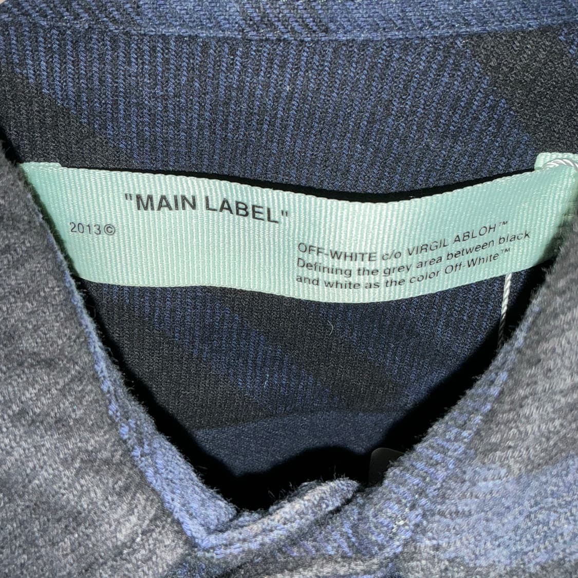 오프화이트 플란넬 셔츠 상품이미지2