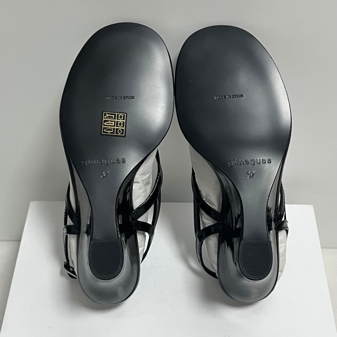 [36,37,38]기마구아스 웨지 샌들/블랙 상품이미지4