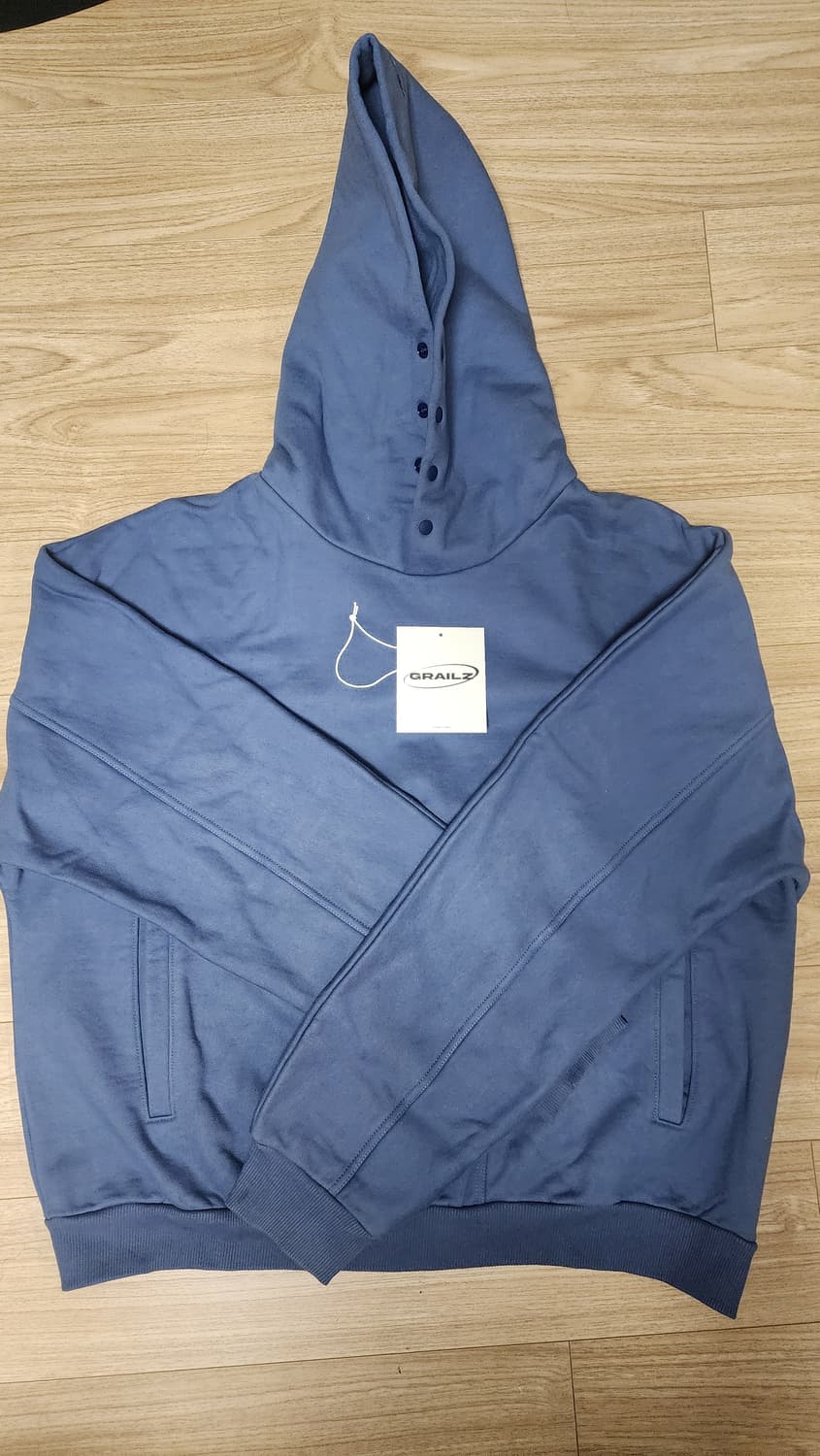 새상품)그레일즈 GEOMETRY HOODIE MIDNIGHT BLUE 상품이미지2