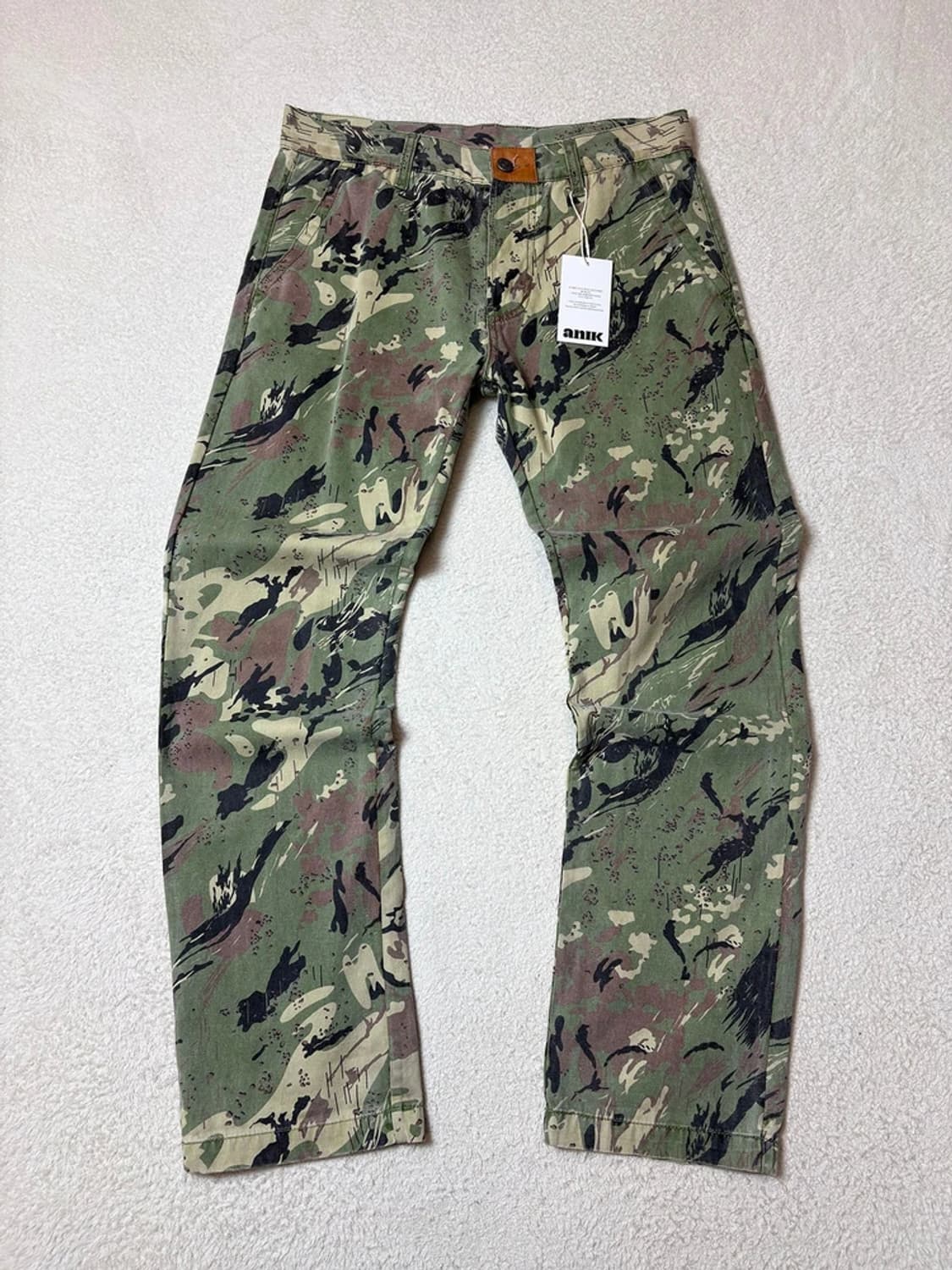 더 헌드레드 The Hundreds 스트레이트 카모 코튼팬츠 PN6603 상품이미지1