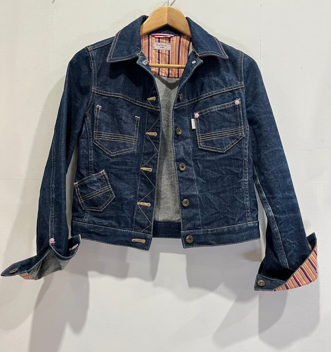 Paul Smith PINK 데님 자켓 40 정품 상품이미지1