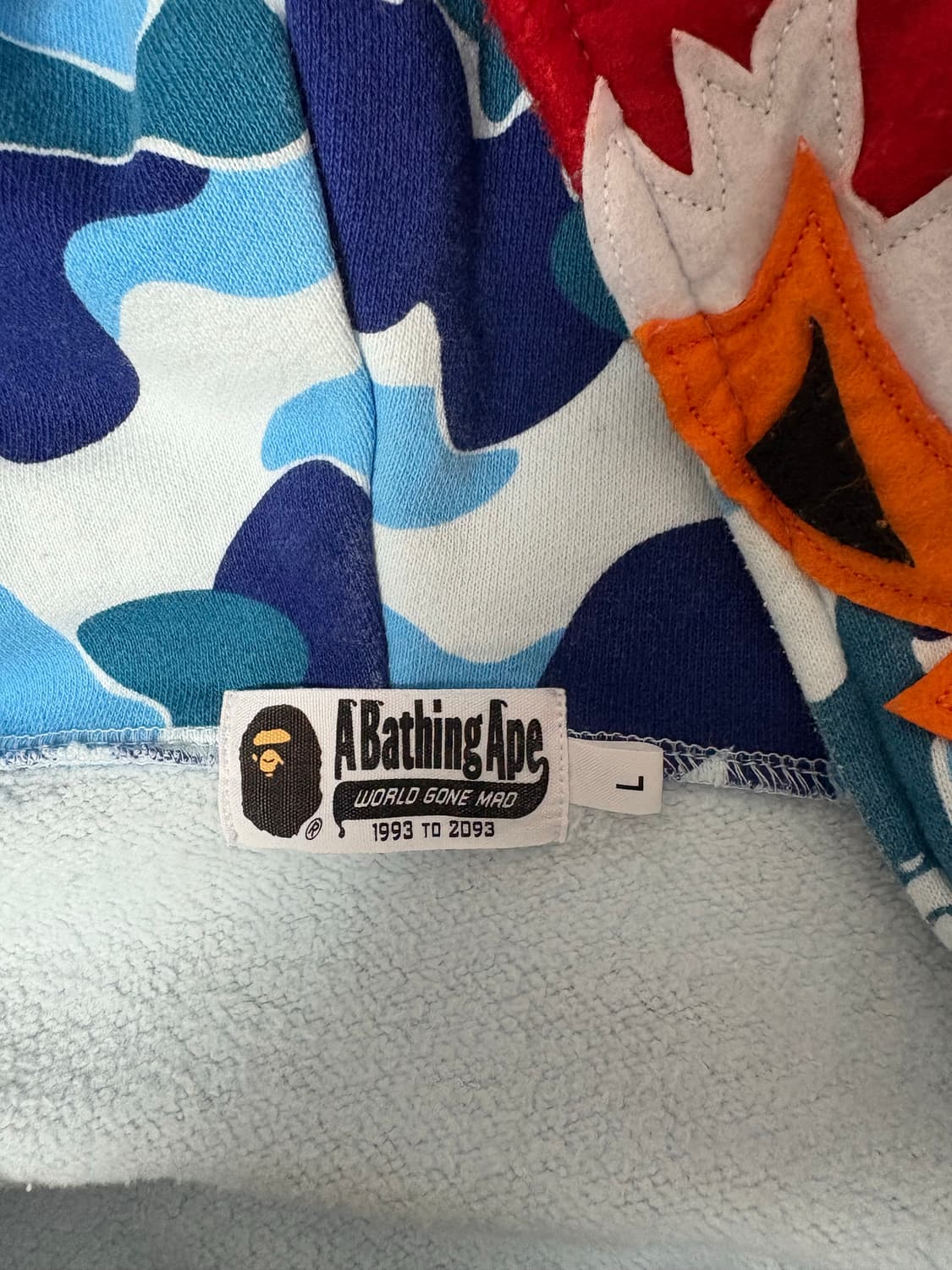 베이프 타이거 후드집업 상품이미지4