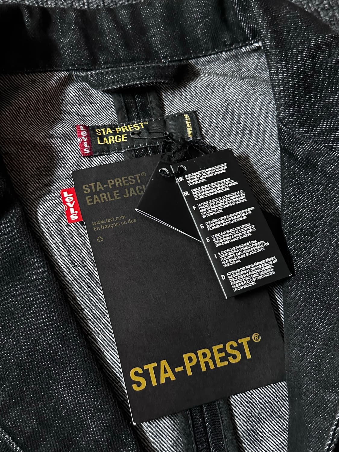 (데드스탁) Levi’s STA-PREST EARLE 블레이저 자켓 상품이미지6