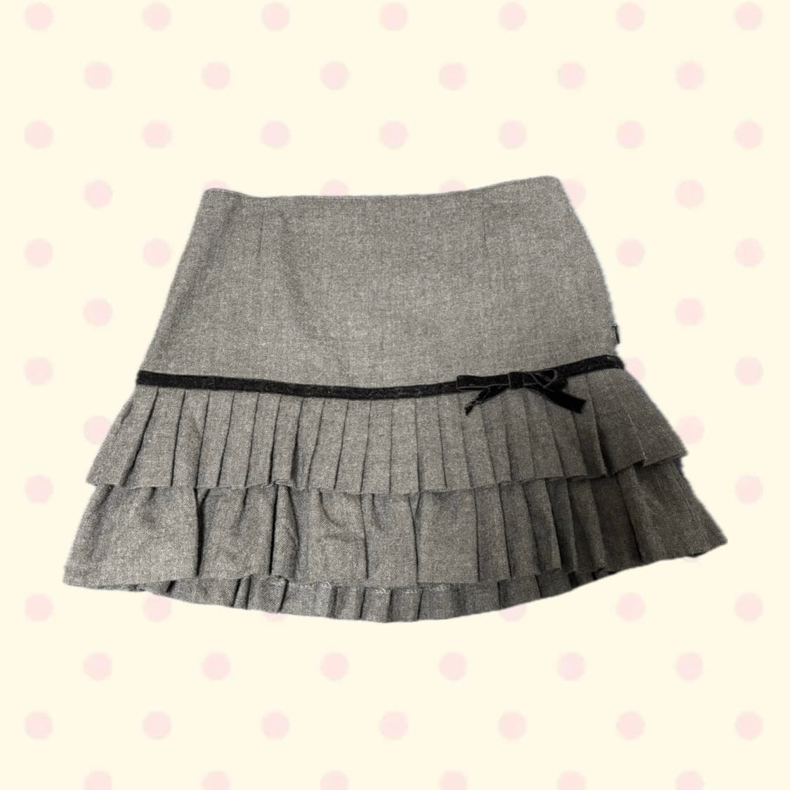 stc 빈티지 발레코어 리본 스커트 상품이미지1