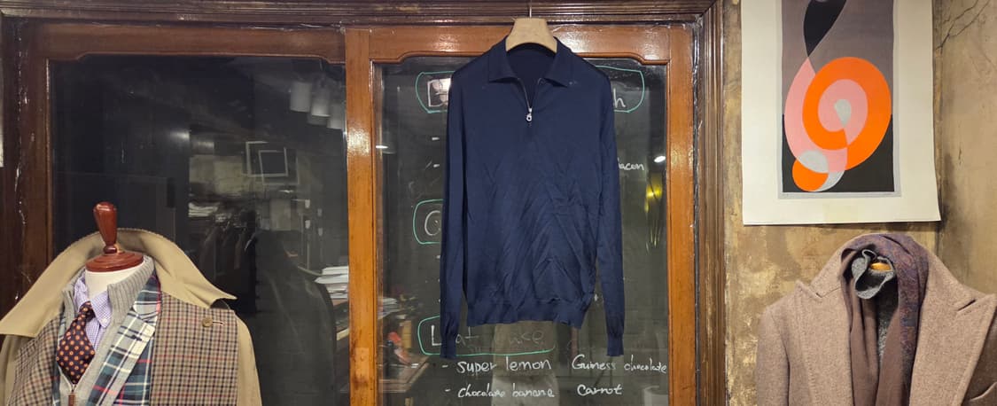 살바토레 페라가모 짚업 니트PK 상품이미지1