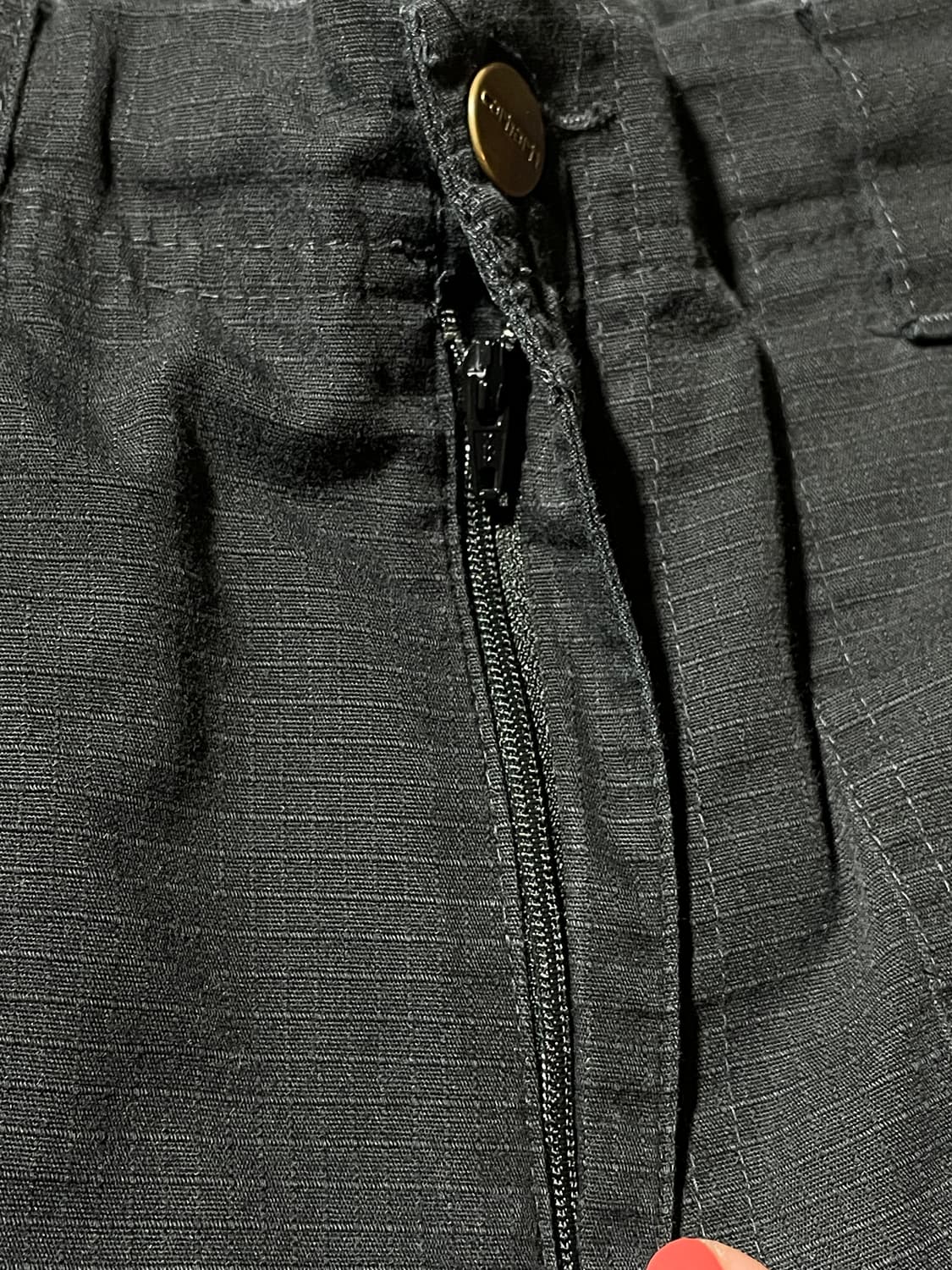 CARHARTT 칼하트 빈티지 하프밴딩 블랙 카고 팬츠 상품이미지3