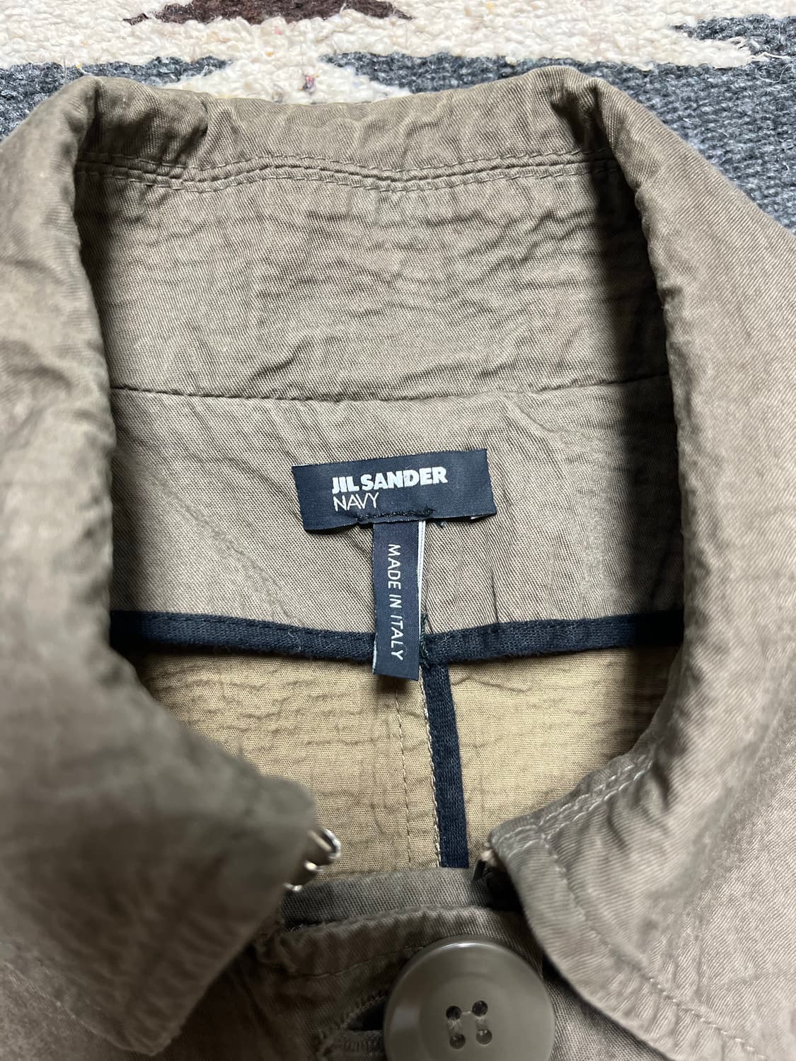 Jil sander navy long coat 상품이미지4