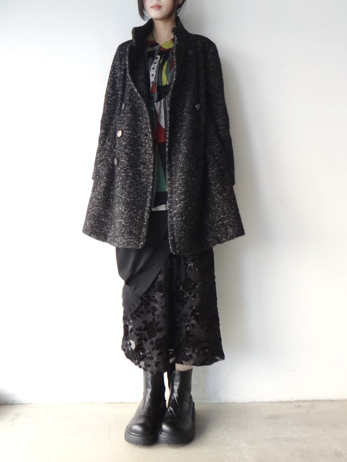 Picaso color knit / red & yellow & black 상품이미지8