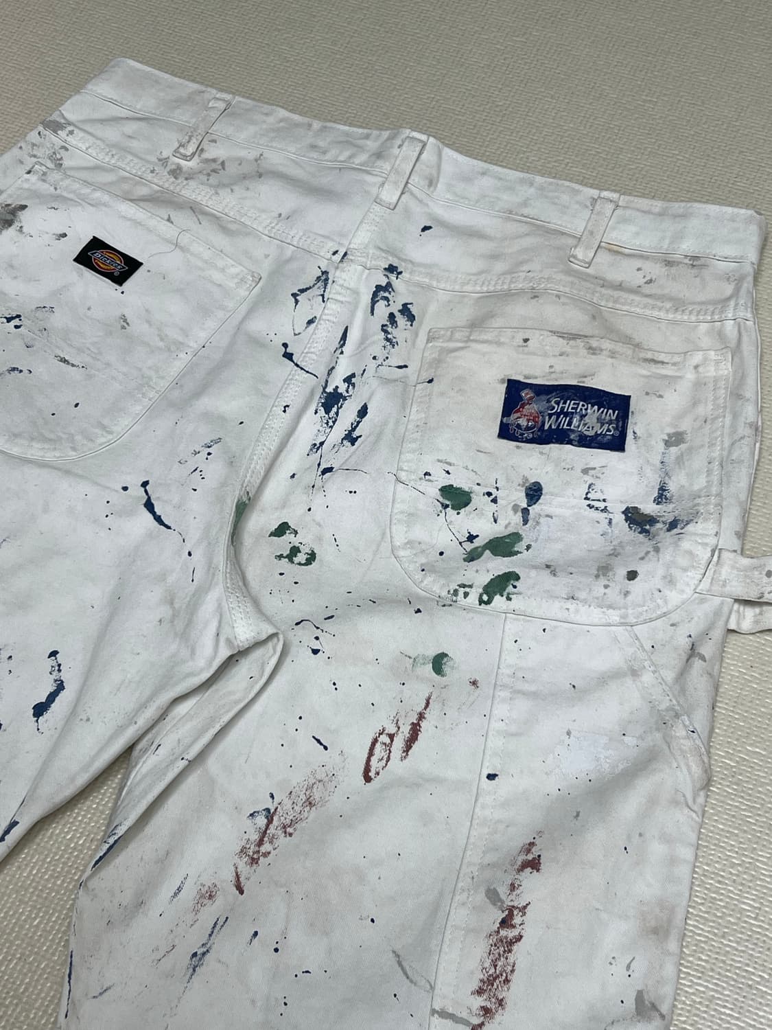 00s 디키즈 싱글니 페인팅 워크팬츠 36x34 상품이미지7