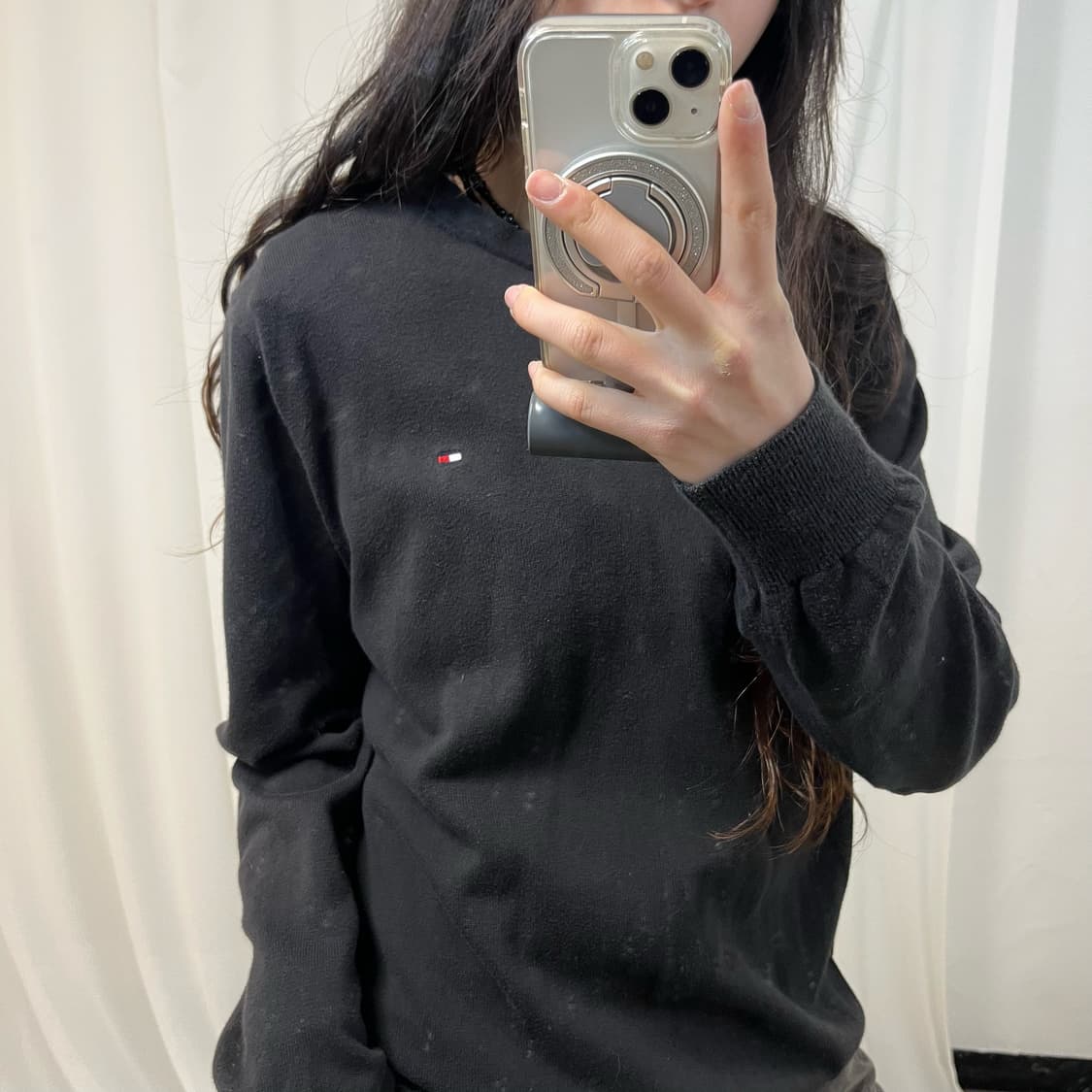 Tommy Hilfiger Black Knit 상품이미지3