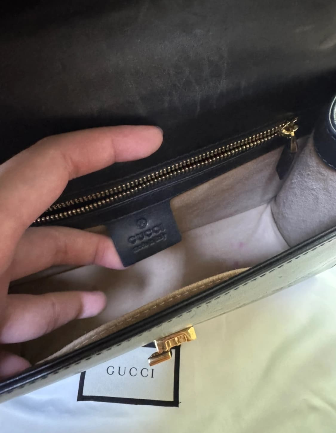 정품 구찌 실비 숄더백 (블랙) 상품이미지7