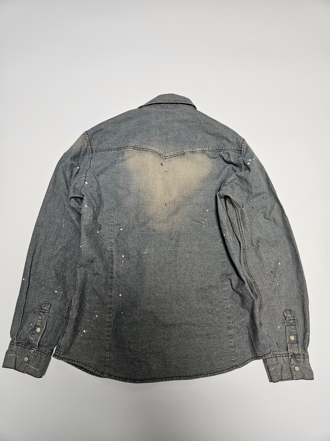 에비수 데님 셔츠 상품이미지3