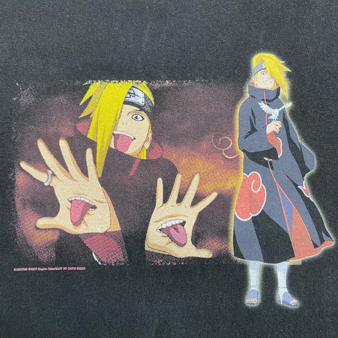 나루토 데이다라 부틀렉 애니메이션 티셔츠 상품이미지4