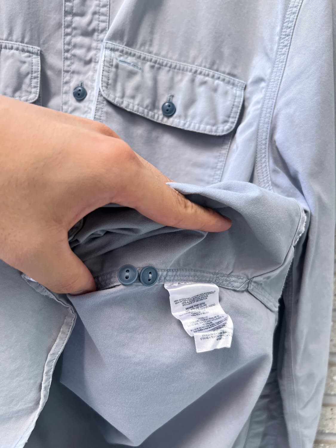 [S]RRL 더블알엘 Sons of RRL 더블 포켓 자수 워크 셔츠 상품이미지7