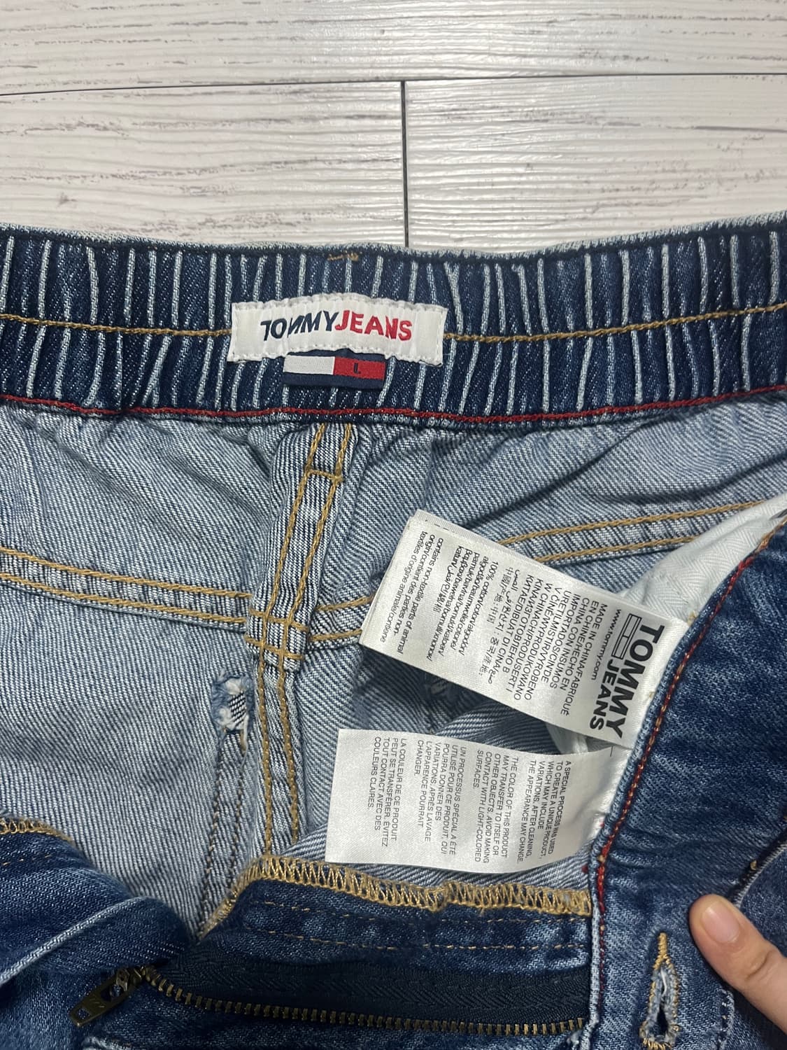 타미힐피거 타미진스 배기 카고 데님팬츠 청바지 상품이미지4