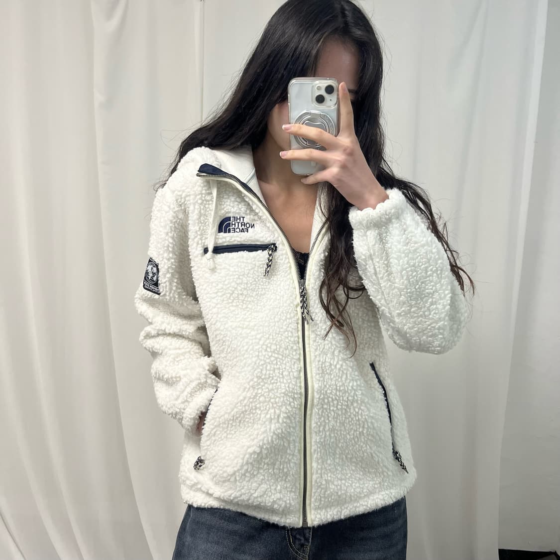 The North Face White Fleece 상품이미지1