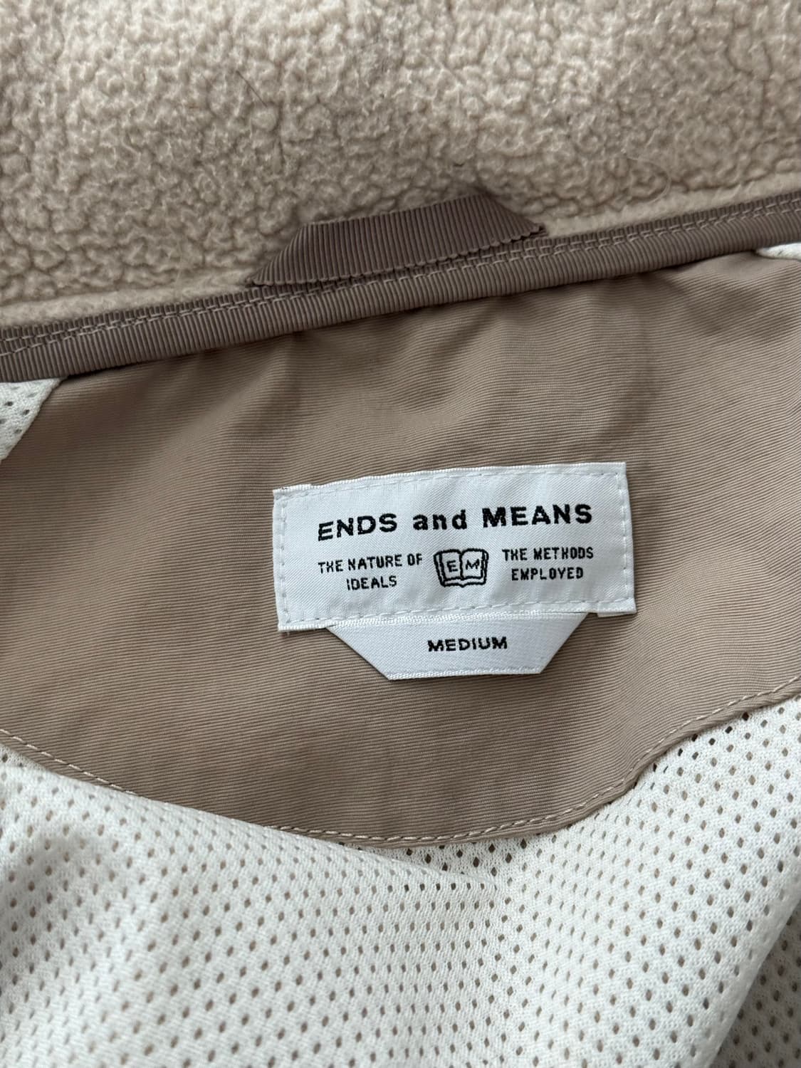 Ends and means 택티컬 자켓 아이보리 M 상품이미지4