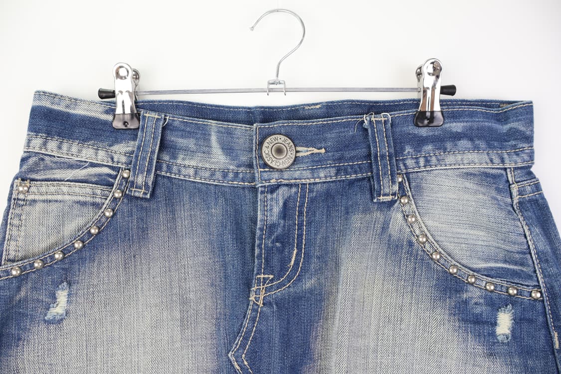 Jpn Studs Denim Mini Skirts 상품이미지7