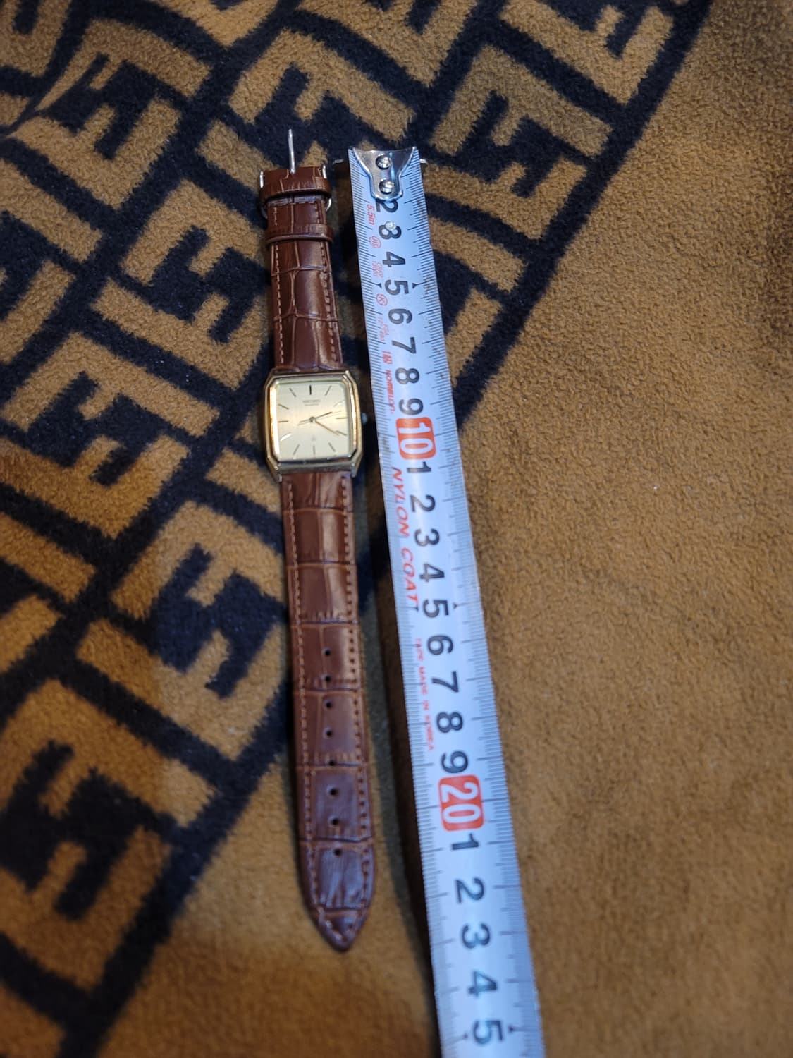 빈티지 세이코 사각 금장 쿼츠 시계 상품이미지5